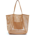 Large Capacity Mesh Beach Bag - for Outdoor Travel & Storage