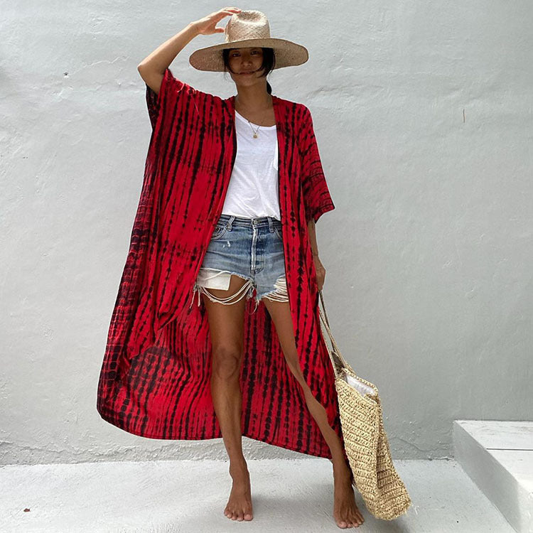 Tie-Dye Beach Kimono