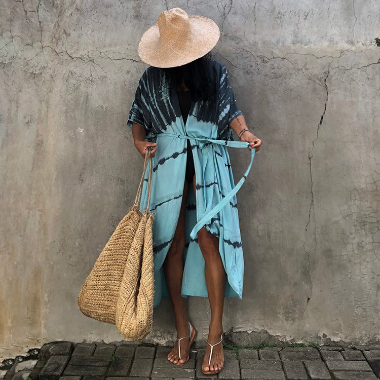 Tie-Dye Beach Kimono