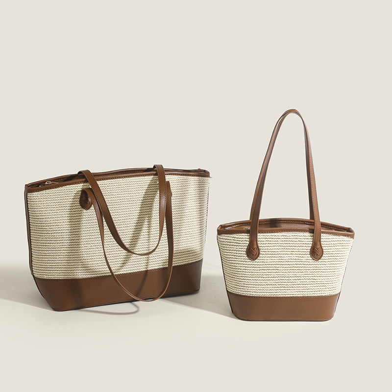 Woven tote bag