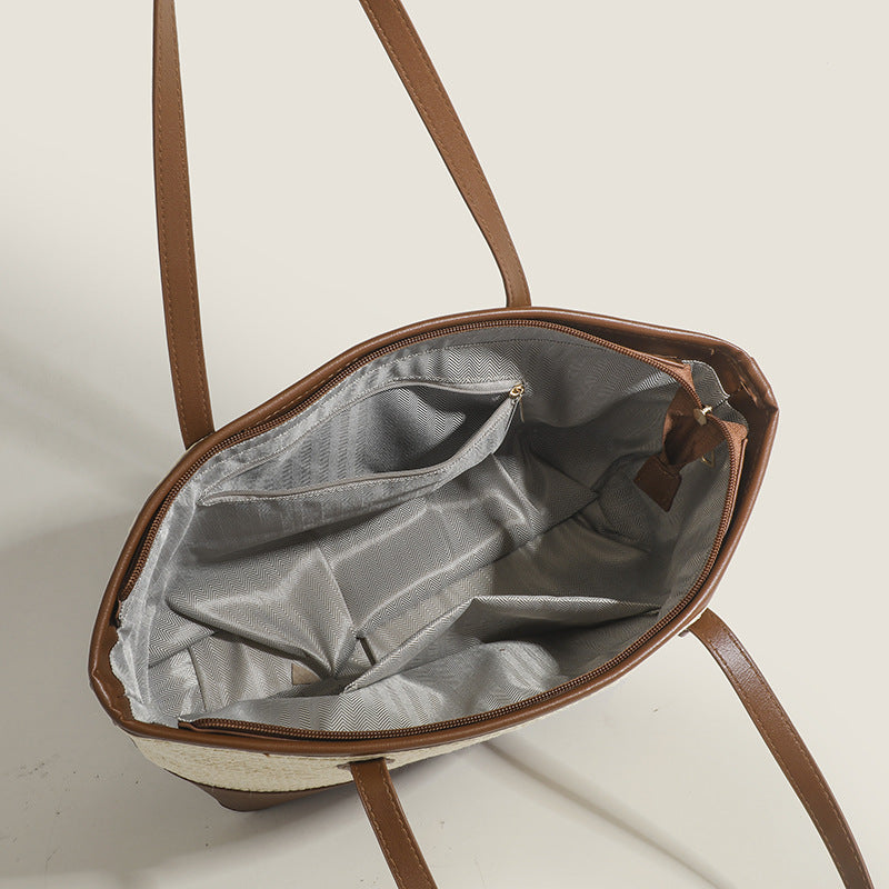Woven tote bag