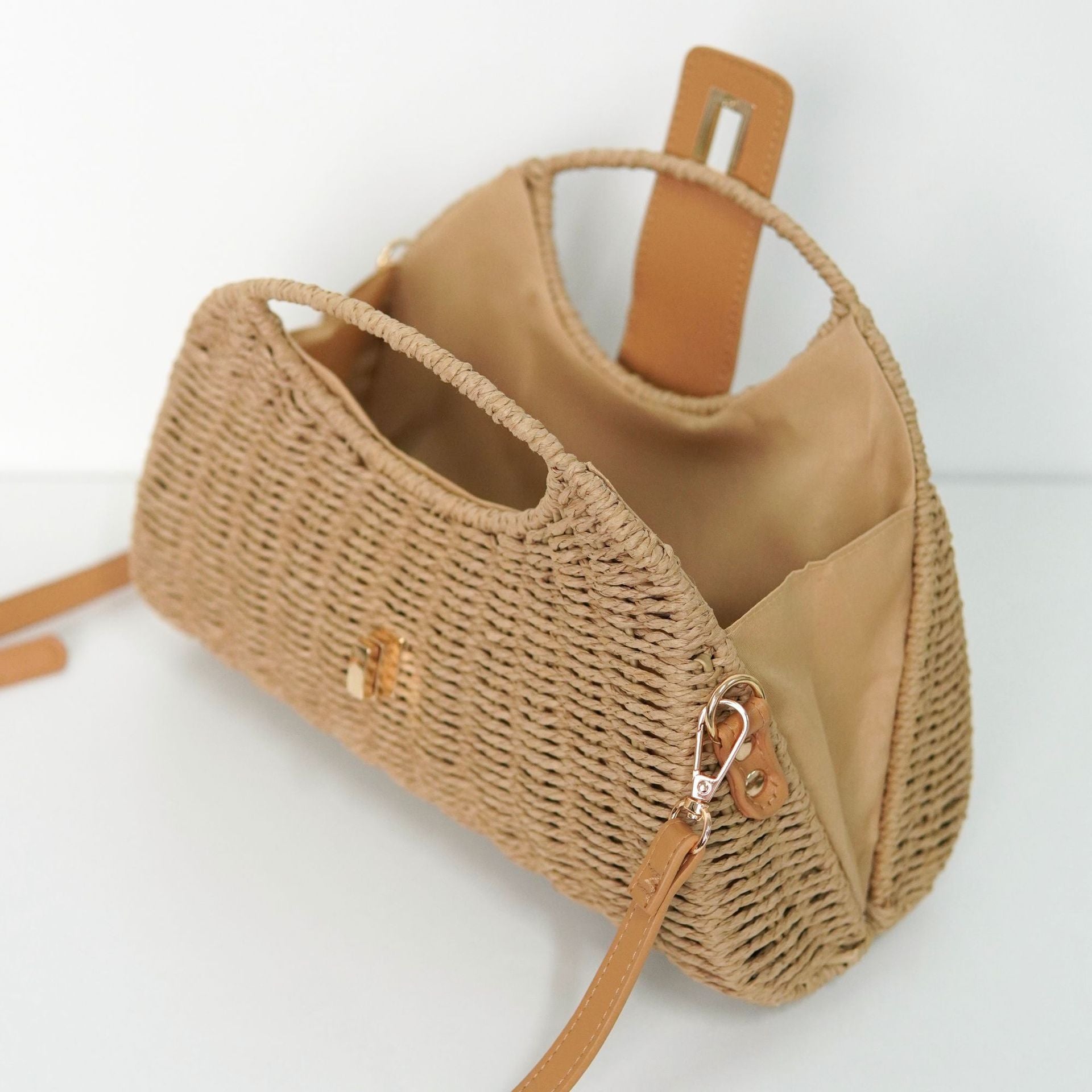Woven Purse, Vacation Beach Tote Handbag