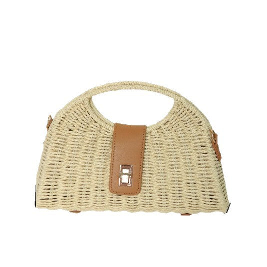 Woven Purse, Vacation Beach Tote Handbag