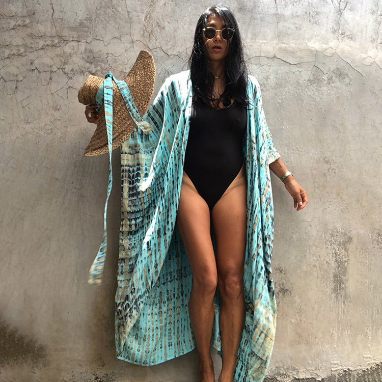 Tie-Dye Beach Kimono