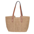 Woven Shoulder Bag – Oversized Beach Vacation Tote