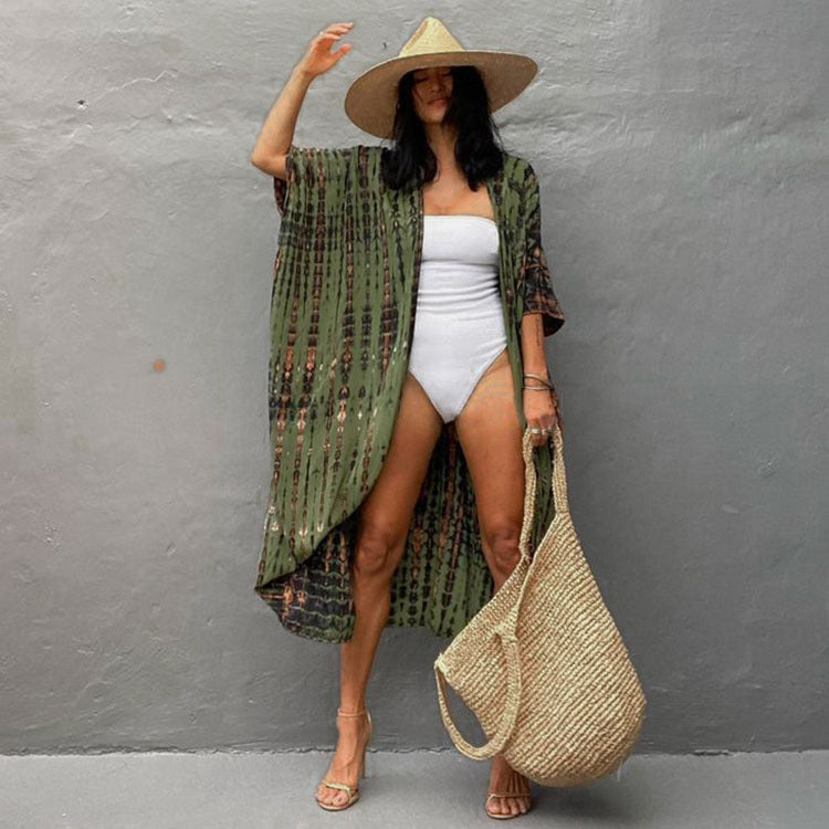 Tie-Dye Beach Kimono