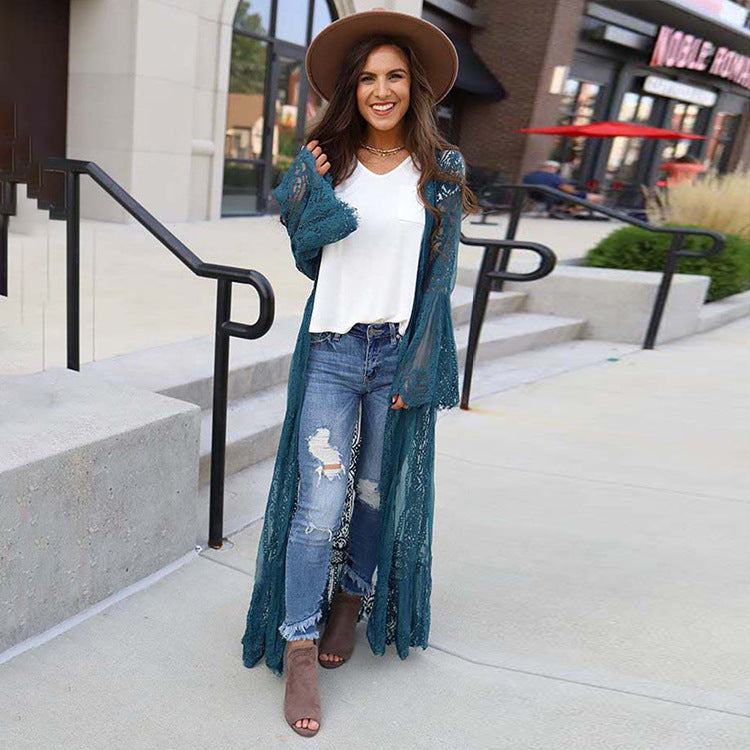 Long Lace Cover-Up