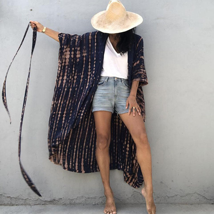 Tie-Dye Beach Kimono