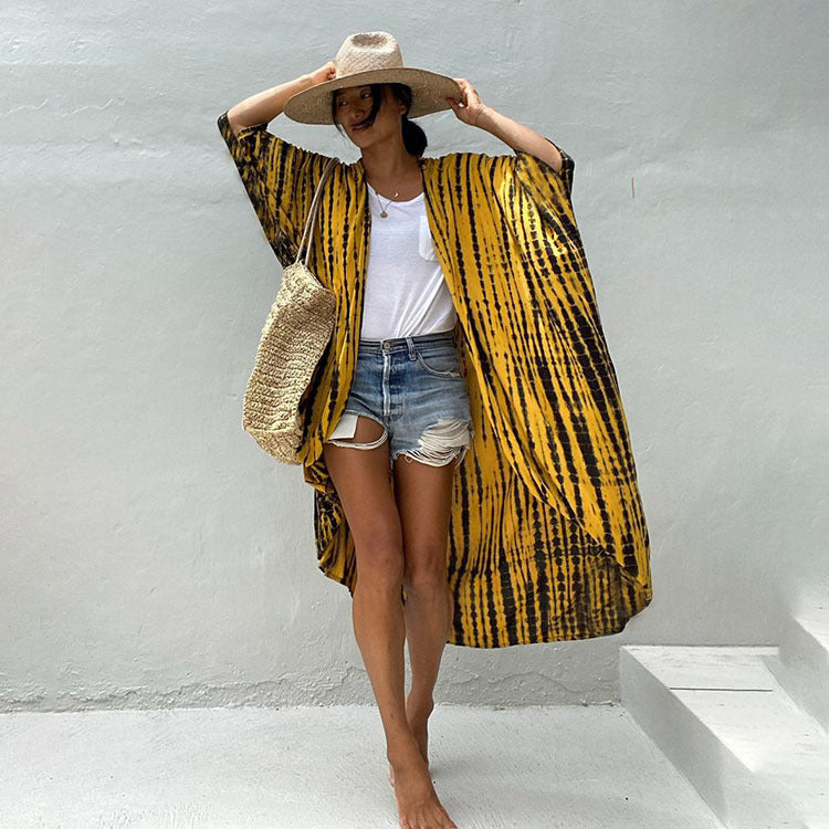 Tie-Dye Beach Kimono