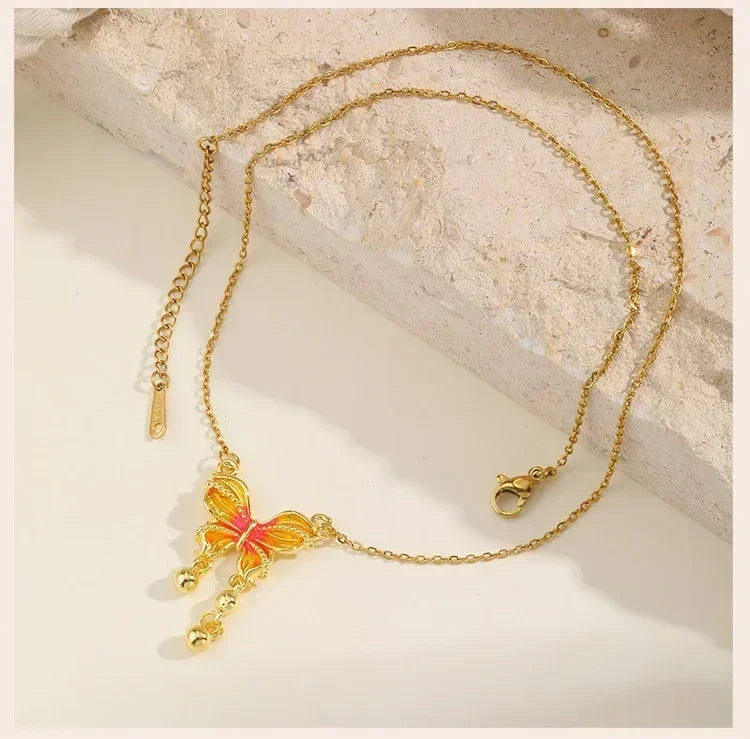 Waterproof 18k Gold Plated Summer Beach Necklace