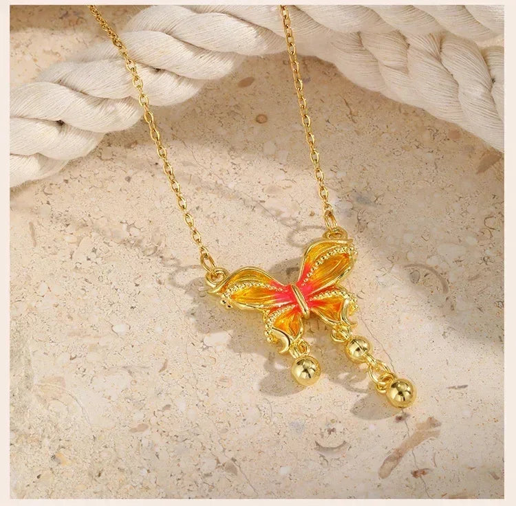 Waterproof 18k Gold Plated Summer Beach Necklace