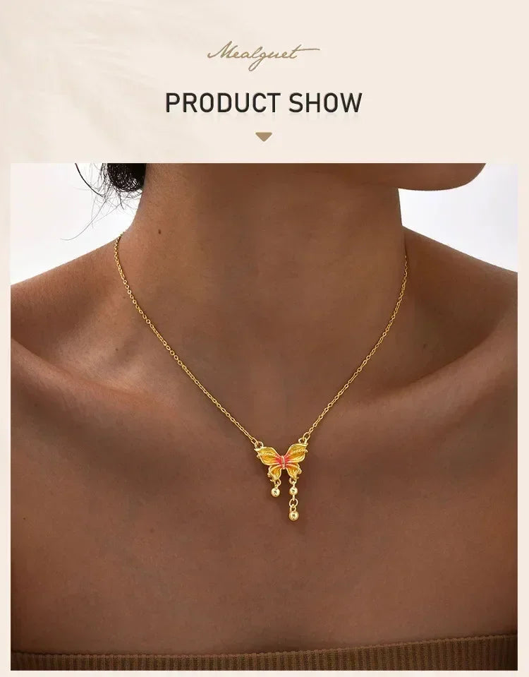 Waterproof 18k Gold Plated Summer Beach Necklace