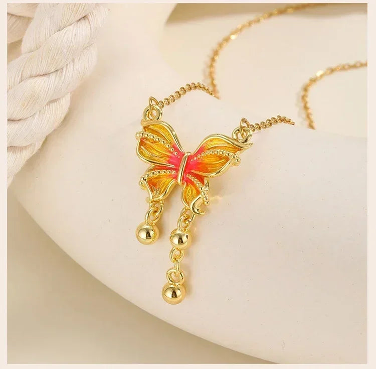 Waterproof 18k Gold Plated Summer Beach Necklace