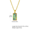 Waterproof Necklace for Women, Nature Abalone Shell