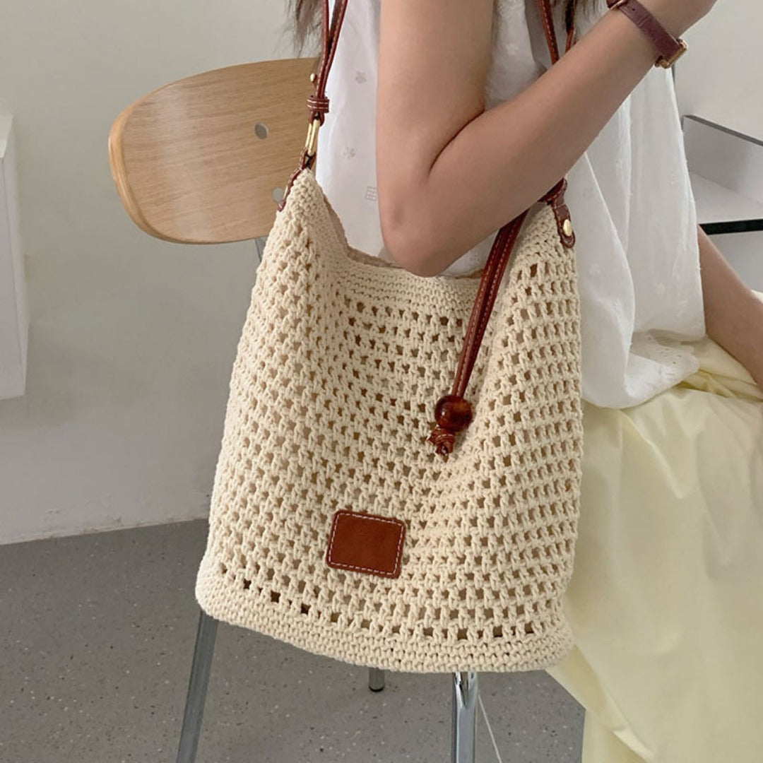 Woven Summer tote bag